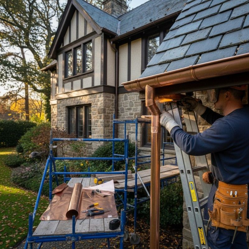 Copper Gutters Installation Service