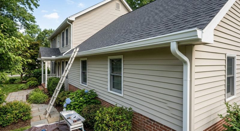 Continuous Gutter Installation in Everett, WA